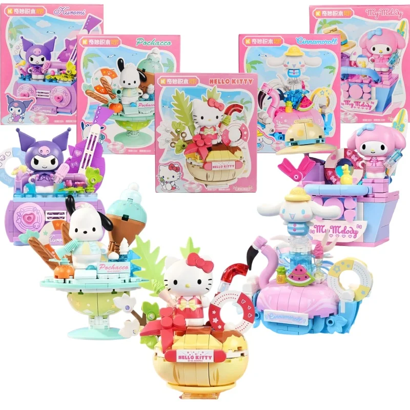 Keeppley новая летняя вечеринка Sanrio, тематические строительные блоки, игрушки Hello Kitty My Melody Kuromi Cinnamoroll Pochacco, сборная модель игрушки
Keeppley новая летняя вечеринка Sanrio, тематические строительные блоки, игрушки Hello Kitty My Melody Kuromi Cinnamoroll Pochacco, сборная модель игрушки