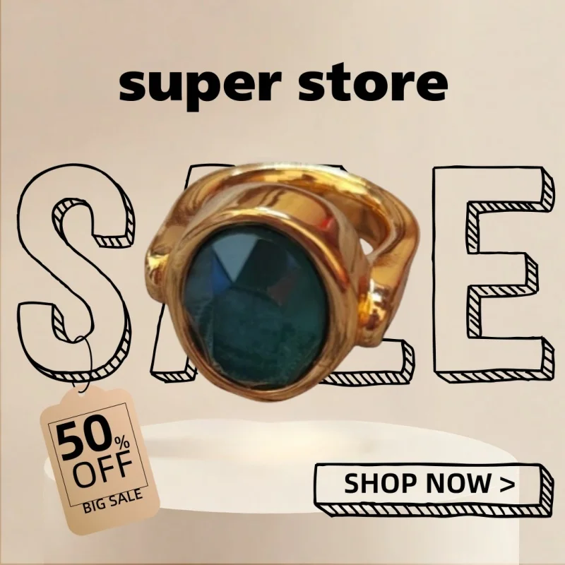 2025 UHO Europe and America Original New Product Gold Fashion Creative Round Green Crystal Ring Women's High Quality Gift
2025 UHO Europe and America Original New Product Gold Fashion Creative Round Green Crystal Ring Women's High Quality Gift