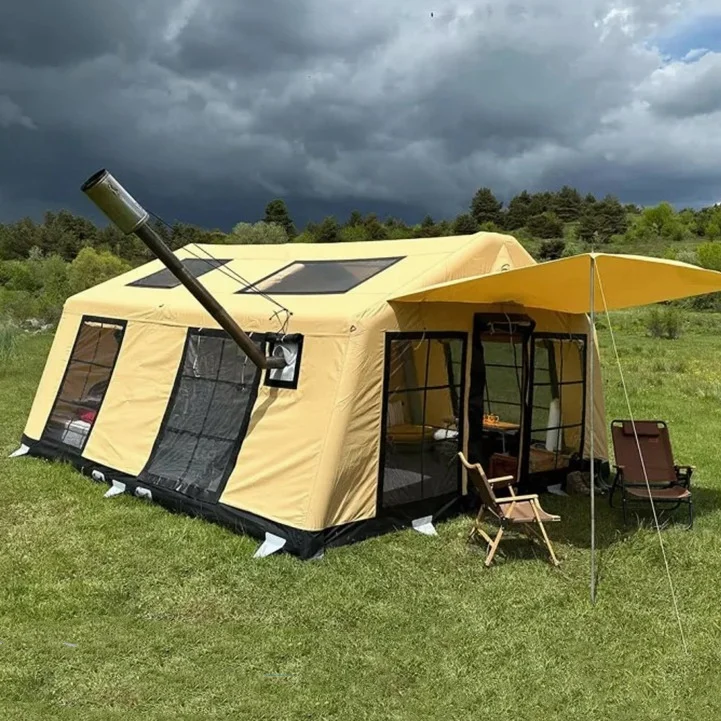 Large Outdoor Camping Waterproof PVC Inflatable Tent With Air Pump for 5-8 Person
Large Outdoor Camping Waterproof PVC Inflatable Tent With Air Pump for 5-8 Person