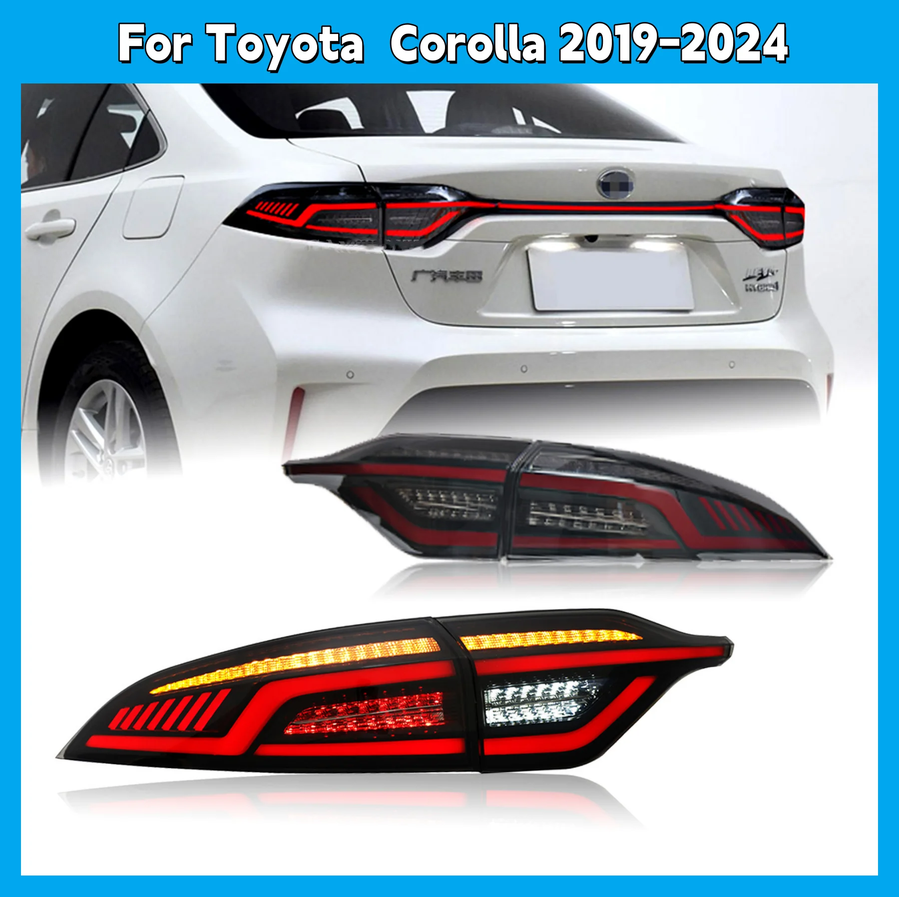 New Arrival Car Headlights for Toyota Corolla 2019-2024 LED Turning Running Tail Light Assembly Auto Repair Replace Parts
New Arrival Car Headlights for Toyota Corolla 2019-2024 LED Turning Running Tail Light Assembly Auto Repair Replace Parts