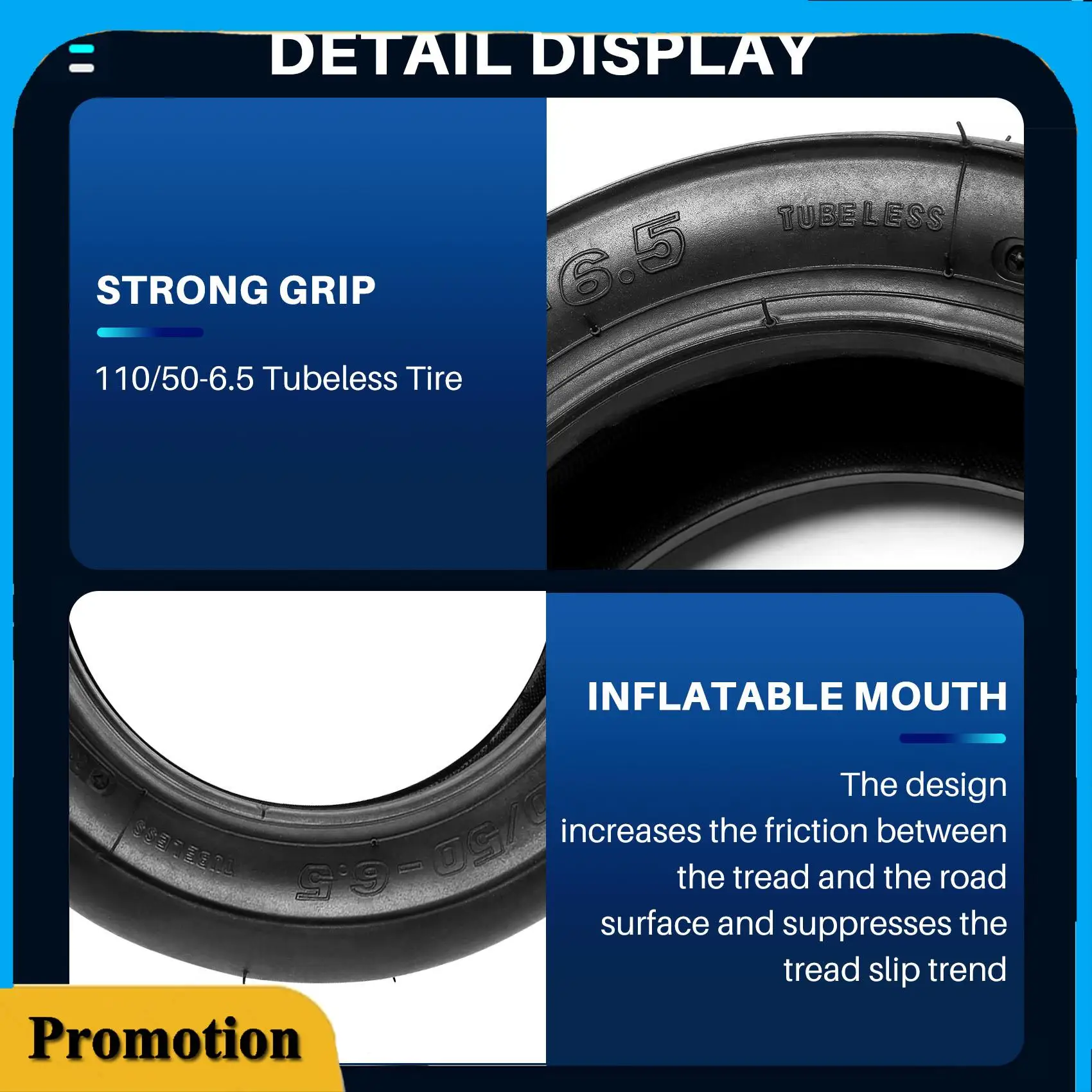 Portable Slick Tyre Front Tubeless Vacuum Tire For 47Cc 49Cc Mini Pocket Bike Motorcycle Accessories
Portable Slick Tyre Front Tubeless Vacuum Tire For 47Cc 49Cc Mini Pocket Bike Motorcycle Accessories