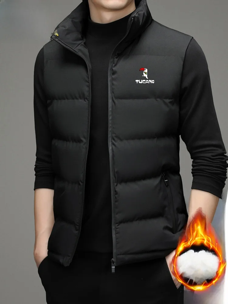 TUCANO New Men's down Cotton Vest Lightweight Warmth Svel Fce Thiened Autumn Winter Outerwear Faionable Nylon
TUCANO New Men's down Cotton Vest Lightweight Warmth Svel Fce Thiened Autumn Winter Outerwear Faionable Nylon