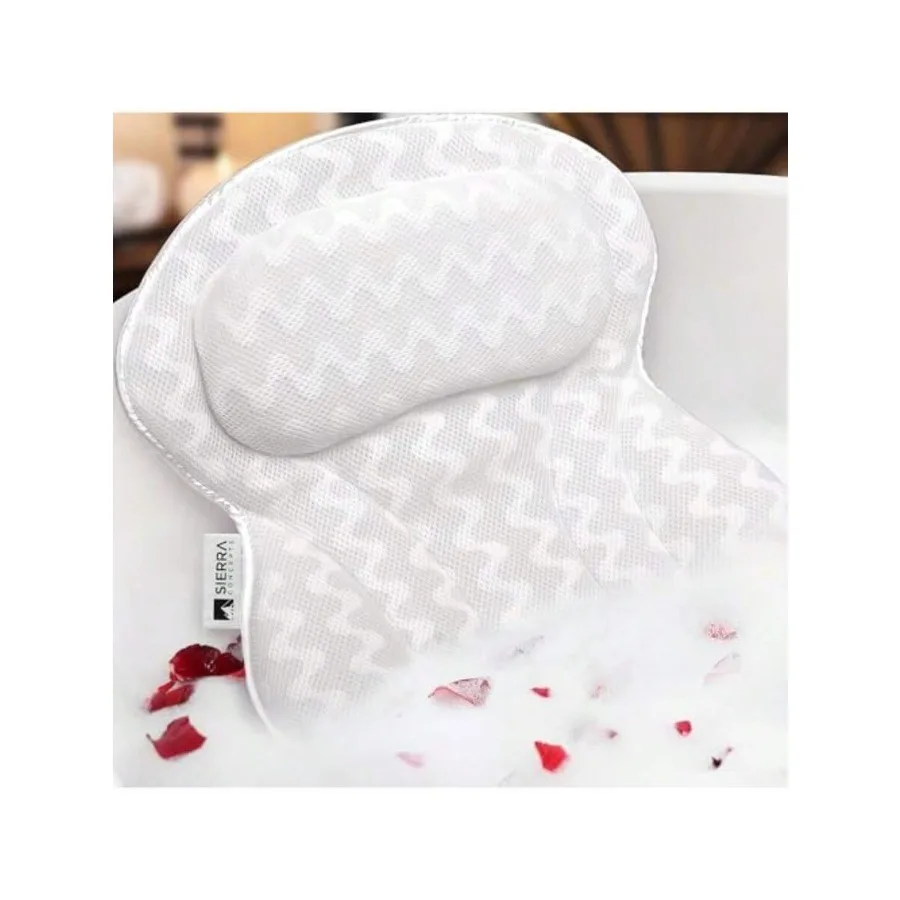 XAPY Bath Pillow A Batub Ergonic For Tub Neck Head Shoulder Pillows Supp Cion Headrest - Luxury Soft 3D Mesh + Strong Gr Sucn C
XAPY Bath Pillow A Batub Ergonic For Tub Neck Head Shoulder Pillows Supp Cion Headrest - Luxury Soft 3D Mesh + Strong Gr Sucn C