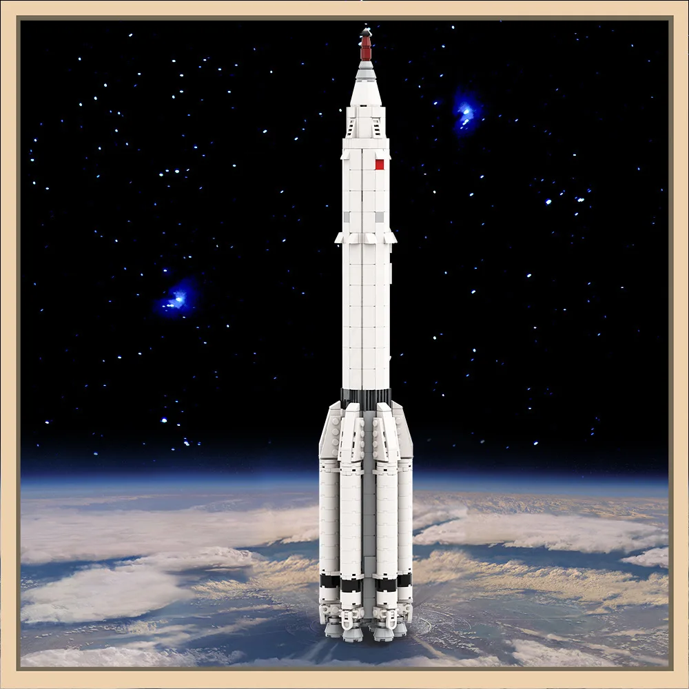 MOC- 102952 Строительные блоки Советский протон-К запуск автомобиля космический авиационный подарок набор строительных блоков-головоломки
MOC- 102952 Строительные блоки Советский протон-К запуск автомобиля космический авиационный подарок набор строительных блоков-головоломки