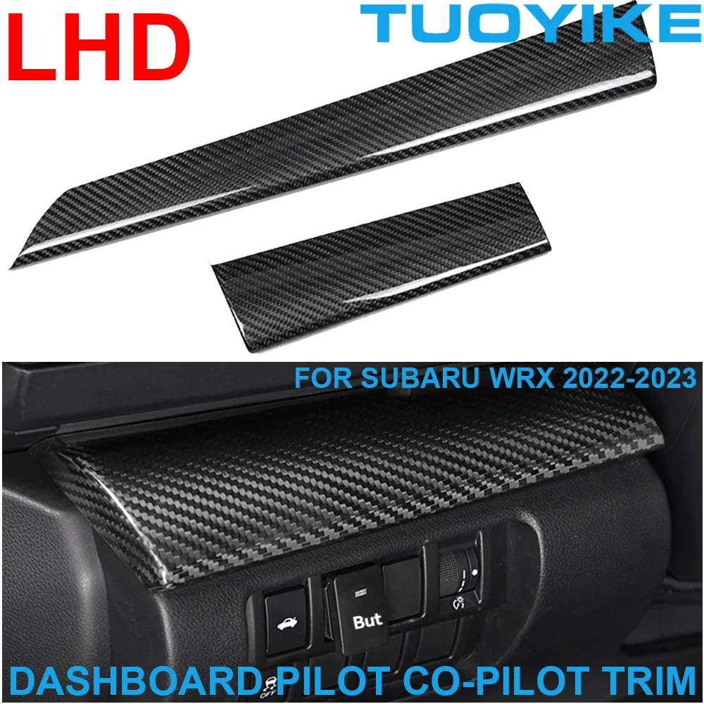 Car Real Dry Carbon Fiber Interior Dashboard Instrument Pilot Co-pilot Panel Trim Cover Driver Passenger For Subaru WRX 2022-23
Car Real Dry Carbon Fiber Interior Dashboard Instrument Pilot Co-pilot Panel Trim Cover Driver Passenger For Subaru WRX 2022-23