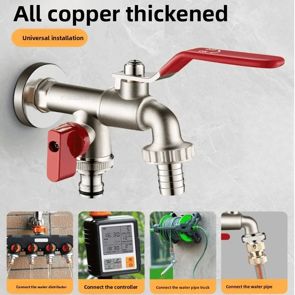 12 Inch Zinc Alloy Ball Faucet Internal&External Threads Lever Handle Garden Watering Gardening Supplies Automation Kits
12 Inch Zinc Alloy Ball Faucet Internal&External Threads Lever Handle Garden Watering Gardening Supplies Automation Kits