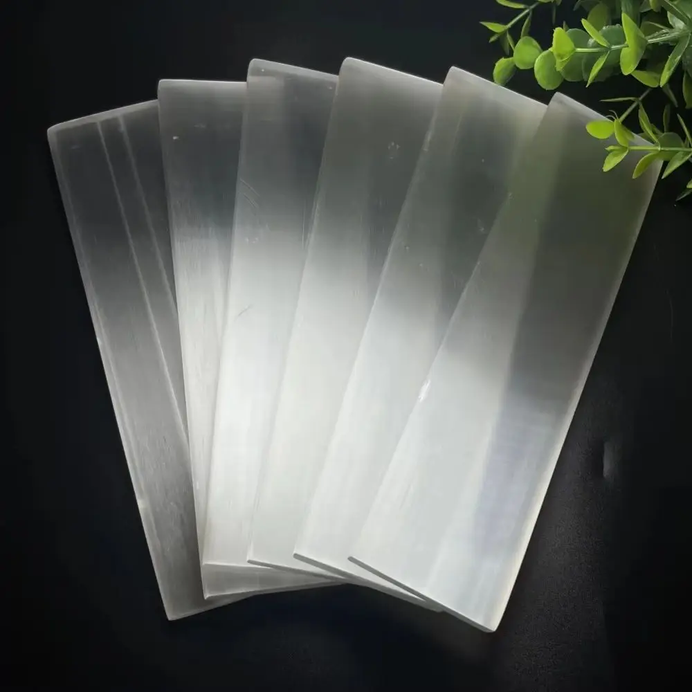 Hot Commodity Moroccan Selenite Plate for Crystal Charging Reiki Healing Crystal Slab Transparent Gypsum Board for Home Decor
Hot Commodity Moroccan Selenite Plate for Crystal Charging Reiki Healing Crystal Slab Transparent Gypsum Board for Home Decor