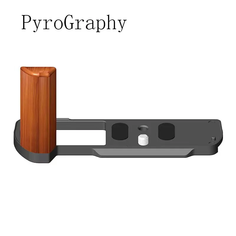 PyroGraphy L-shaped Wooden Handle Grip with Rosewood Hand Grip 1/4" Thread Holes Arca Style Quick Release Plate for Panasonic S9
PyroGraphy L-shaped Wooden Handle Grip with Rosewood Hand Grip 1/4" Thread Holes Arca Style Quick Release Plate for Panasonic S9