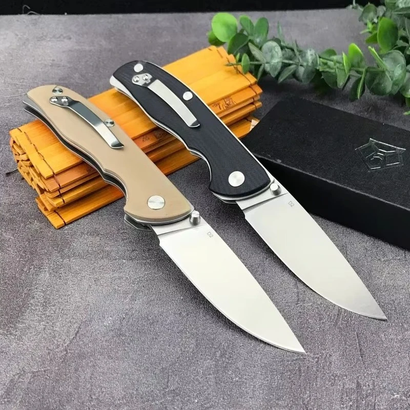 Shirogorov Folding Knife G10 Handle D2 Blade Wilderness Hunting Tactical Combat Emergency Defense Sharp Utility Knife Men's Gift
Shirogorov Folding Knife G10 Handle D2 Blade Wilderness Hunting Tactical Combat Emergency Defense Sharp Utility Knife Men's Gift