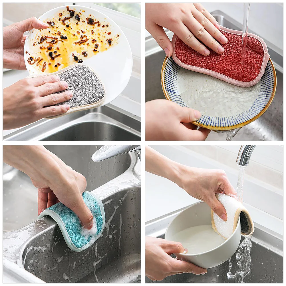 8pcs Multi-Function Cleaning Sponge Wok Scrub Sponge Kitchen Dish Washer Reusable Household Scrubber Strong Water for Pots 
8pcs Multi-Function Cleaning Sponge Wok Scrub Sponge Kitchen Dish Washer Reusable Household Scrubber Strong Water for Pots