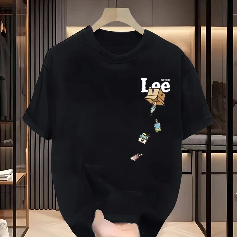 Lee модная трендовая одежда с периферийным узором и принтом, летние роскошные брендовые хлопковые мужские и женские футболки с короткими рукавами
Lee модная трендовая одежда с периферийным узором и принтом, летние роскошные брендовые хлопковые мужские и женские футболки с короткими рукавами