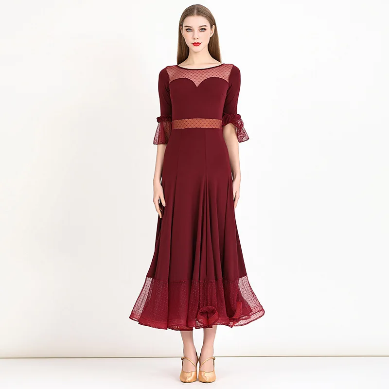 Elegant and Modern Dance Dress MY897 National Standard Dance Waltz Clothing Social Dance Dress
Elegant and Modern Dance Dress MY897 National Standard Dance Waltz Clothing Social Dance Dress