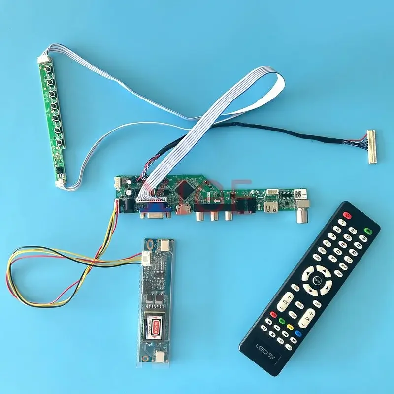 Плата драйвера для HT156WX1 M156B1 M156XW01 TMS156WX1 AV + HDMI + VGA + IR + USB ТВ, аналоговый комплект «сделай сам», ЖК-дисплей, 30-контактный LVDS 1366*768 2-CCFL
Плата драйвера для HT156WX1 M156B1 M156XW01 TMS156WX1 AV + HDMI + VGA + IR + USB ТВ, аналоговый комплект «сделай сам», ЖК-дисплей, 30-контактный LVDS 1366*768 2-CCFL