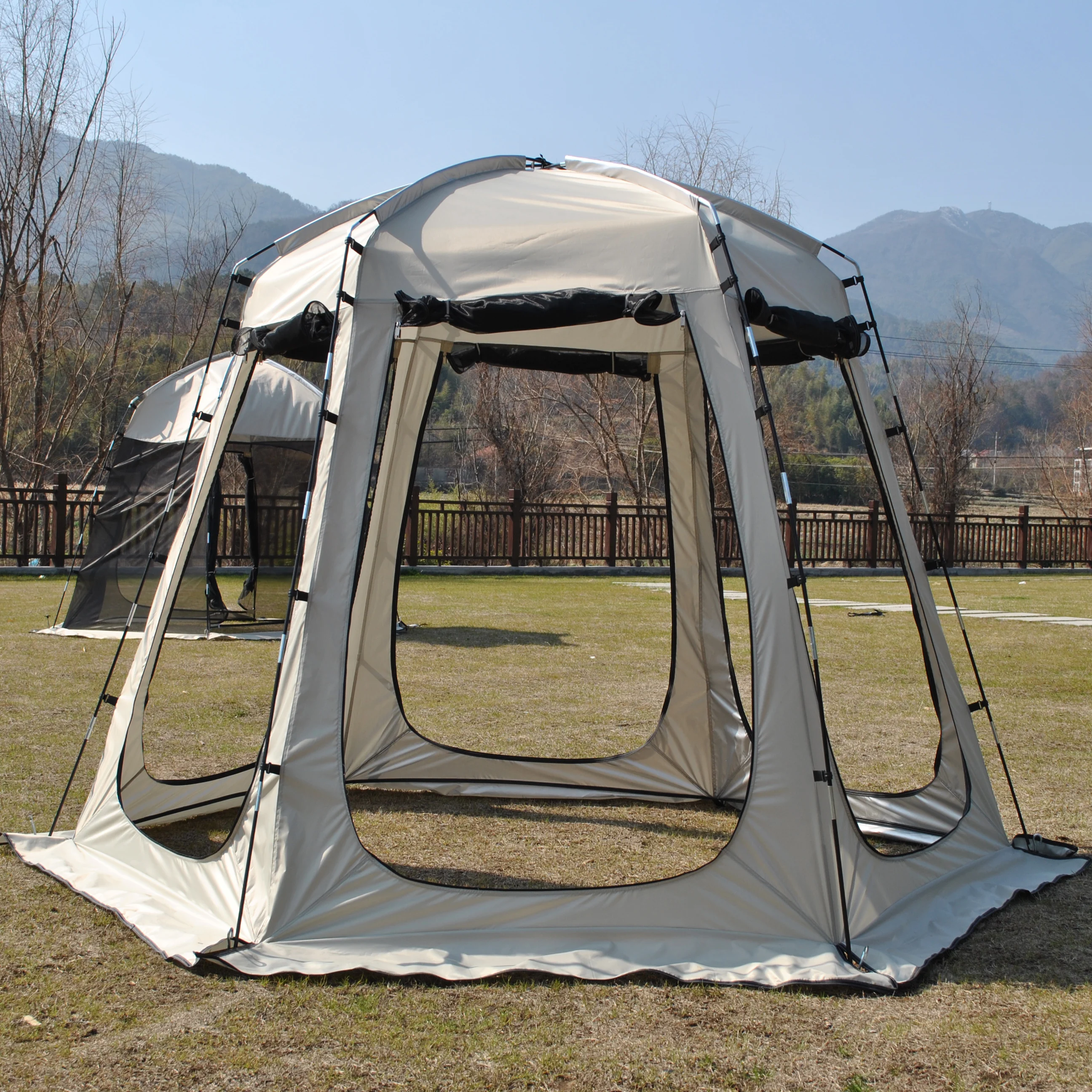 Screen House Tent,4 Person Screen Gazebo,Portable Screened in Canopy, Netting Sides,for Garden,Backyard, Outdoor Activities
Screen House Tent,4 Person Screen Gazebo,Portable Screened in Canopy, Netting Sides,for Garden,Backyard, Outdoor Activities