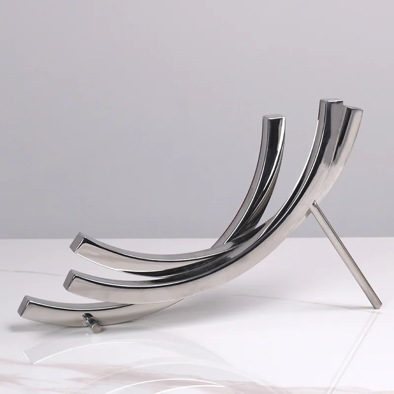 Minimalist modern stainless steel abstract geometric ornaments designer display cabinet art decoration creative home accessories
Minimalist modern stainless steel abstract geometric ornaments designer display cabinet art decoration creative home accessories