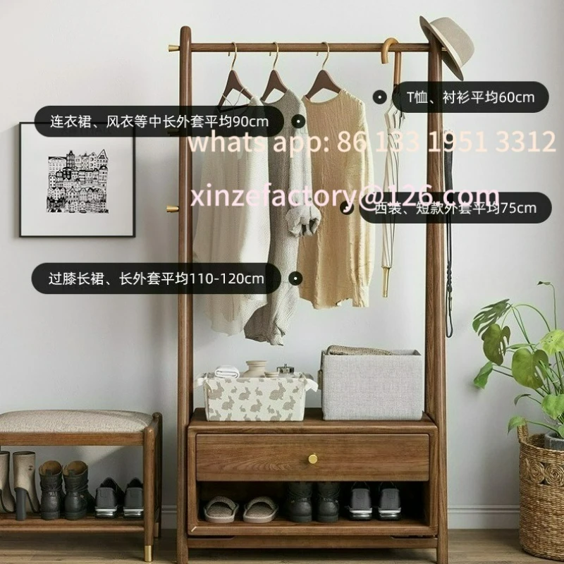 Customizable Nordic ash hanger for bedroom, light luxury shoe cabinet, integrated modern living room coat rack
Customizable Nordic ash hanger for bedroom, light luxury shoe cabinet, integrated modern living room coat rack