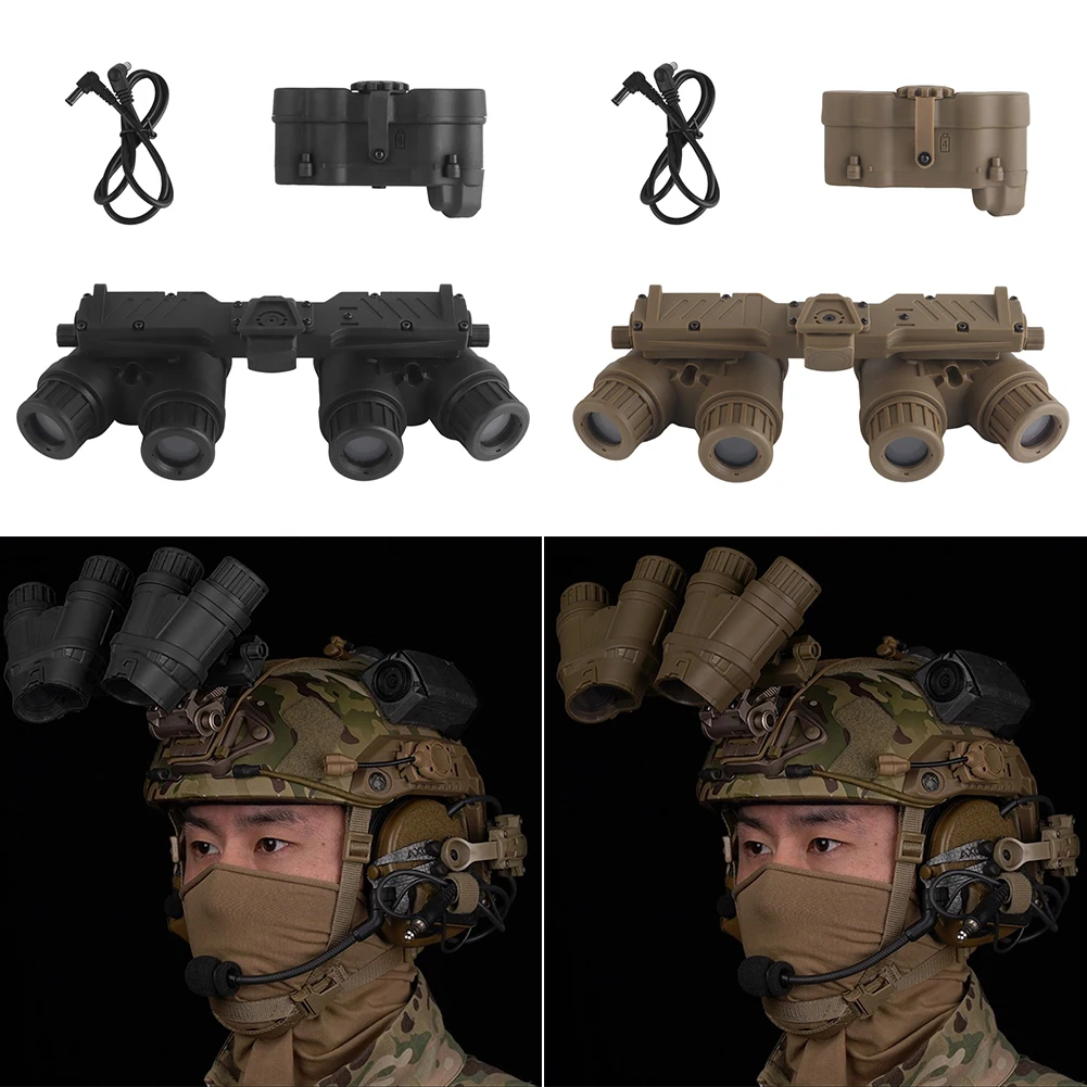 GPNVG 18 Night Vision Goggle No Function Tactical Helmet Binocular Model Four-Eye Night Vision Device Model Movies Props
GPNVG 18 Night Vision Goggle No Function Tactical Helmet Binocular Model Four-Eye Night Vision Device Model Movies Props