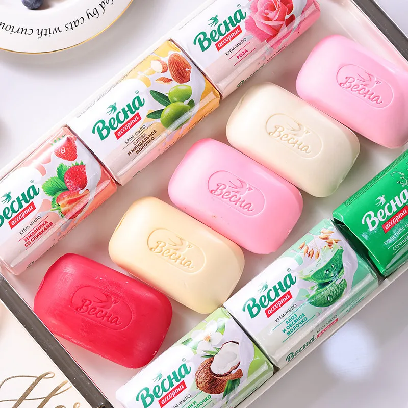 Russian Coconut Scented Soap with Olive 90g x 2pcs, Almond & Milk, Cleansing & Long-Lasting Fragrance for Bath, Face & Hands
Russian Coconut Scented Soap with Olive 90g x 2pcs, Almond & Milk, Cleansing & Long-Lasting Fragrance for Bath, Face & Hands