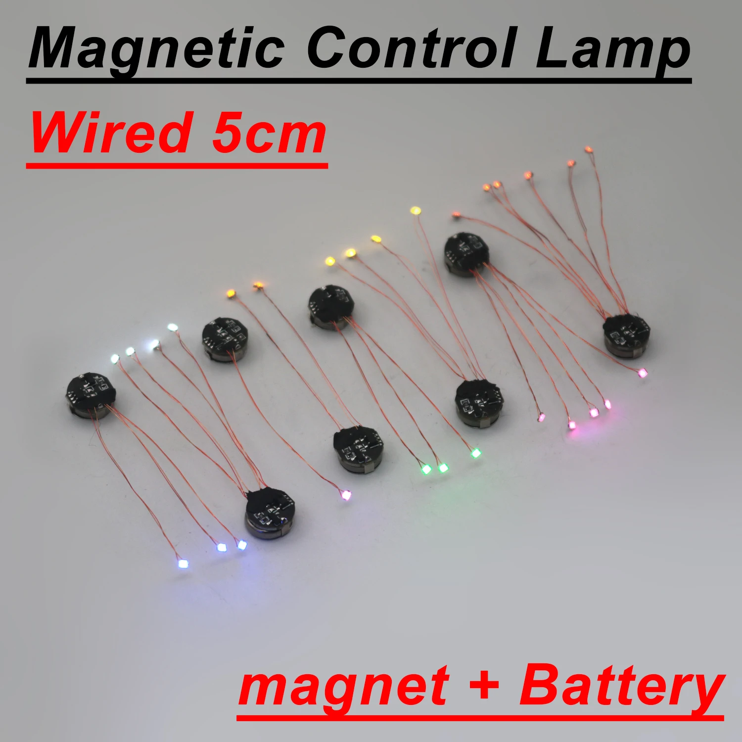 Wired 5cm Magnetic Control Lamp Led Magnetron Light Model +magnet + Battery Diy Car Toys Lighting Diorama Materials Gunda Robots
Wired 5cm Magnetic Control Lamp Led Magnetron Light Model +magnet + Battery Diy Car Toys Lighting Diorama Materials Gunda Robots