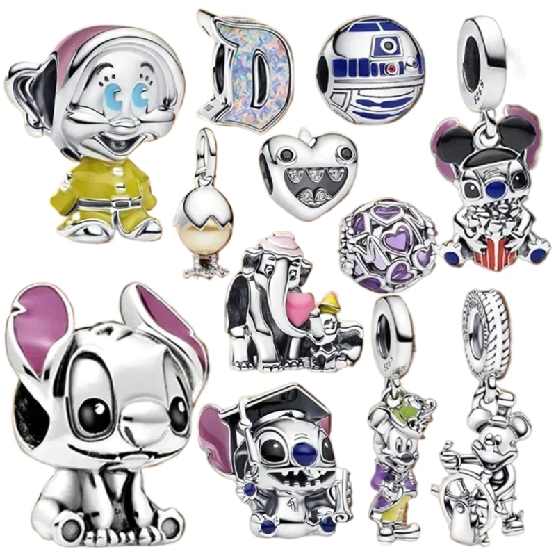 New 925 Sterling Silver Stitch Model Charm Suitable for Bracelet DIY Women's Jewelry Christmas Gift
New 925 Sterling Silver Stitch Model Charm Suitable for Bracelet DIY Women's Jewelry Christmas Gift
