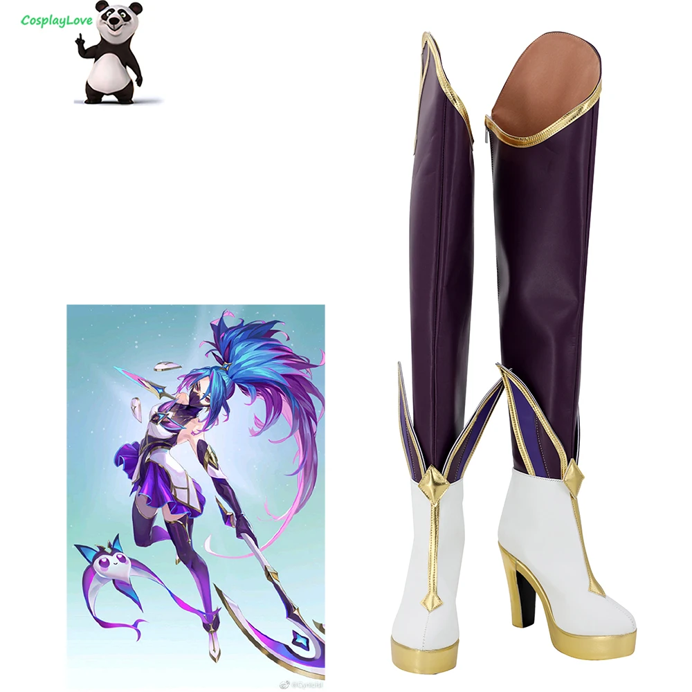 CosplayLove LOL Game Star Guardian Akali White Gold Coslay Shoes Long Boots Leather Custom Made
CosplayLove LOL Game Star Guardian Akali White Gold Coslay Shoes Long Boots Leather Custom Made