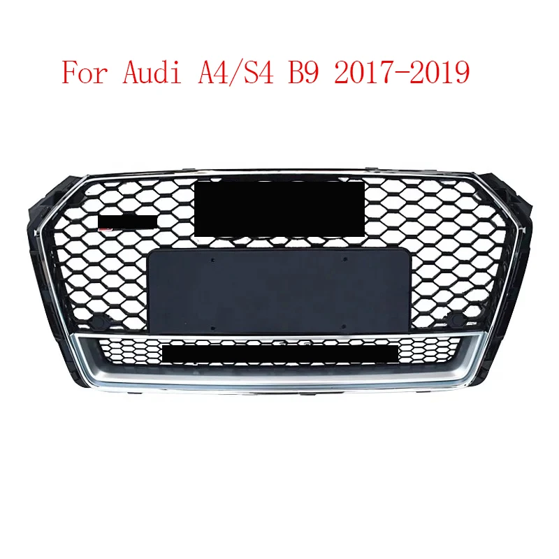 For RS4 Style Front Sport Hex Mesh Honeycomb Hood Grill Chrome Gloss Black for Audi A4/S4 B9 2017-2018 for Quattro Style
For RS4 Style Front Sport Hex Mesh Honeycomb Hood Grill Chrome Gloss Black for Audi A4/S4 B9 2017-2018 for Quattro Style