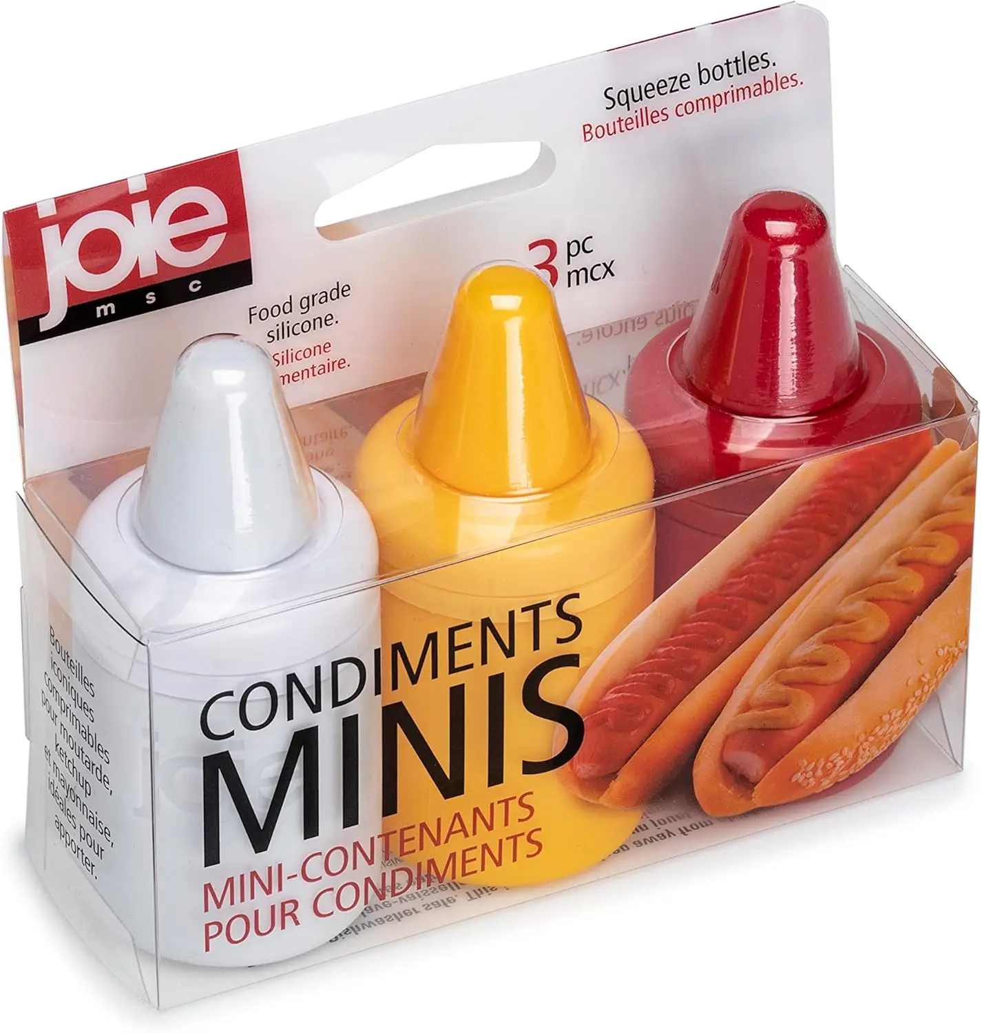 Silicone Squeeze Bottles Set of 3 with Nozzle Caps, Non-Stick Refillable Condiment Dispensers for Ketchup, Mustard, BBQ
Silicone Squeeze Bottles Set of 3 with Nozzle Caps, Non-Stick Refillable Condiment Dispensers for Ketchup, Mustard, BBQ
