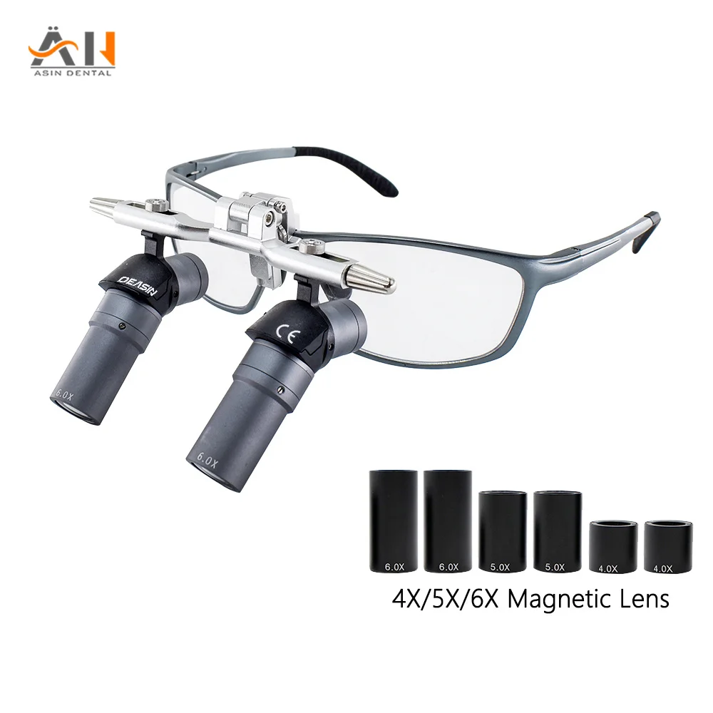 Ergo Dental Loupes Adjustable Magnification 350-450mm Working Distance 4X 5X 6X Ergonomis Dental Loupes
Ergo Dental Loupes Adjustable Magnification 350-450mm Working Distance 4X 5X 6X Ergonomis Dental Loupes