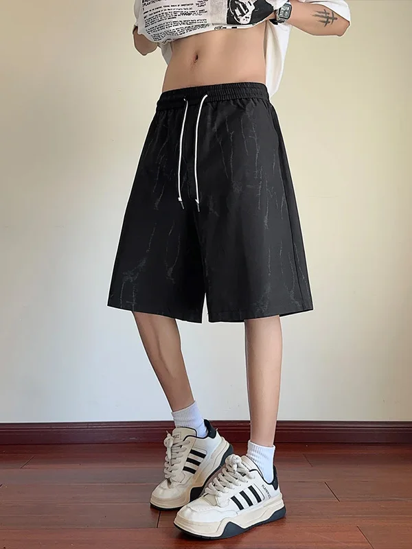 Мужские шорты American Sle Dyed Ice Silk: прямые, тонкие, быстросохнущие, летние, пляжные, свободного кроя, повседневные
Мужские шорты American Sle Dyed Ice Silk: прямые, тонкие, быстросохнущие, летние, пляжные, свободного кроя, повседневные