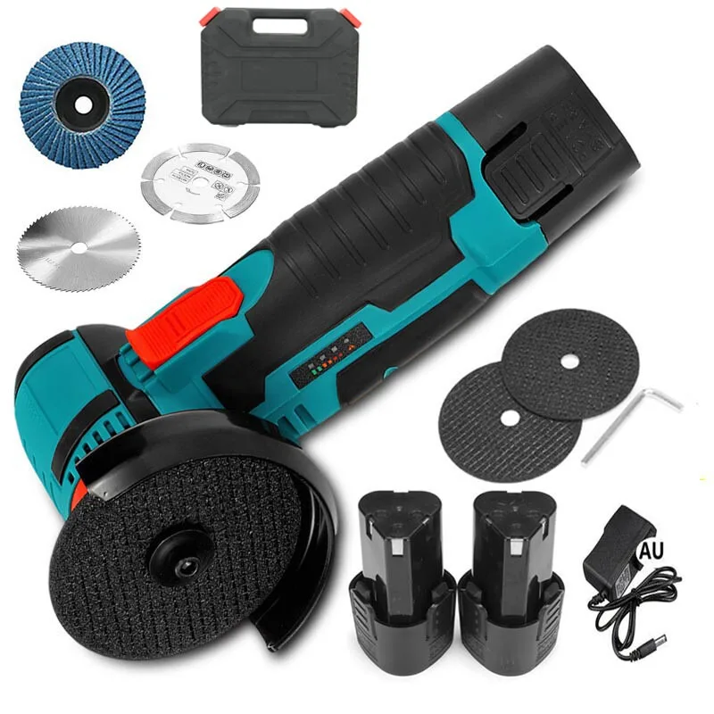 Мини-аккумуляторная бесщеточная угловая шлифовальная машина 800 Вт, режущий инструмент с 2 аккумуляторами и зарядным устройством
Мини-аккумуляторная бесщеточная угловая шлифовальная машина 800 Вт, режущий инструмент с 2 аккумуляторами и зарядным устройством