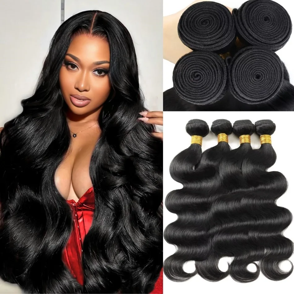Body Wave Bundles Human Hair Brazilian Natural Black 2/3/4 Bundle Deals Unprocessed Virgin Hair Raw Hair Extensions Human Hair
Body Wave Bundles Human Hair Brazilian Natural Black 2/3/4 Bundle Deals Unprocessed Virgin Hair Raw Hair Extensions Human Hair