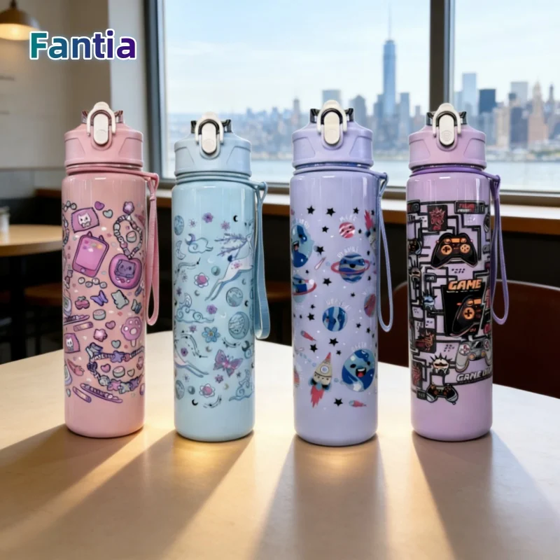 Удобная 750 мл бутылка для воды с мультяшным принтом, портативная соломенная чашка, герметичная спортивная чашка большой емкости, уличный спортзал, спорт
Удобная 750 мл бутылка для воды с мультяшным принтом, портативная соломенная чашка, герметичная спортивная чашка большой емкости, уличный спортзал, спорт