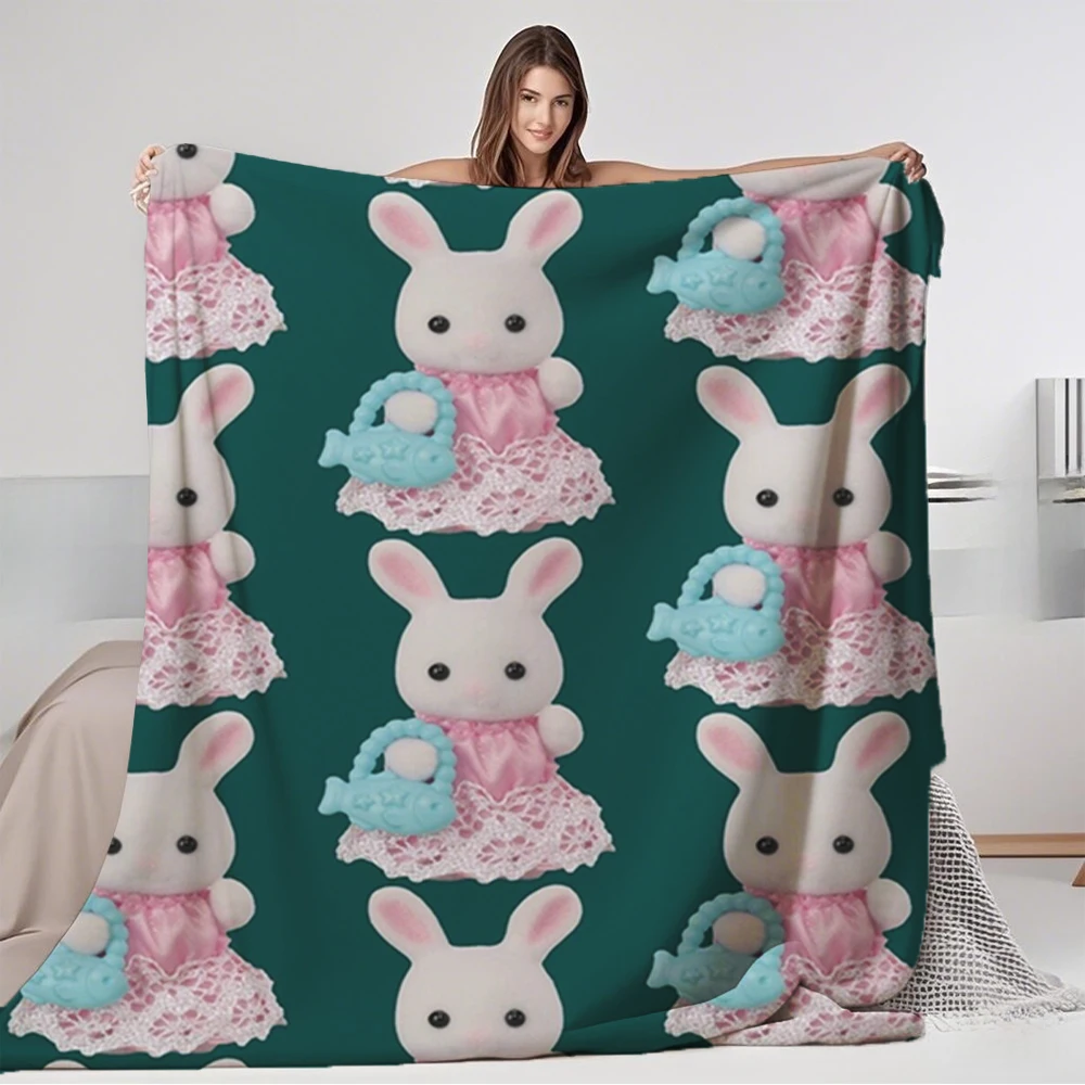 Classic Flannel Bed Blanket Bunny With Fish Purse Collection Japanese Zen Weighted Blanket Decorative Throw With Anti-pilling
Classic Flannel Bed Blanket Bunny With Fish Purse Collection Japanese Zen Weighted Blanket Decorative Throw With Anti-pilling