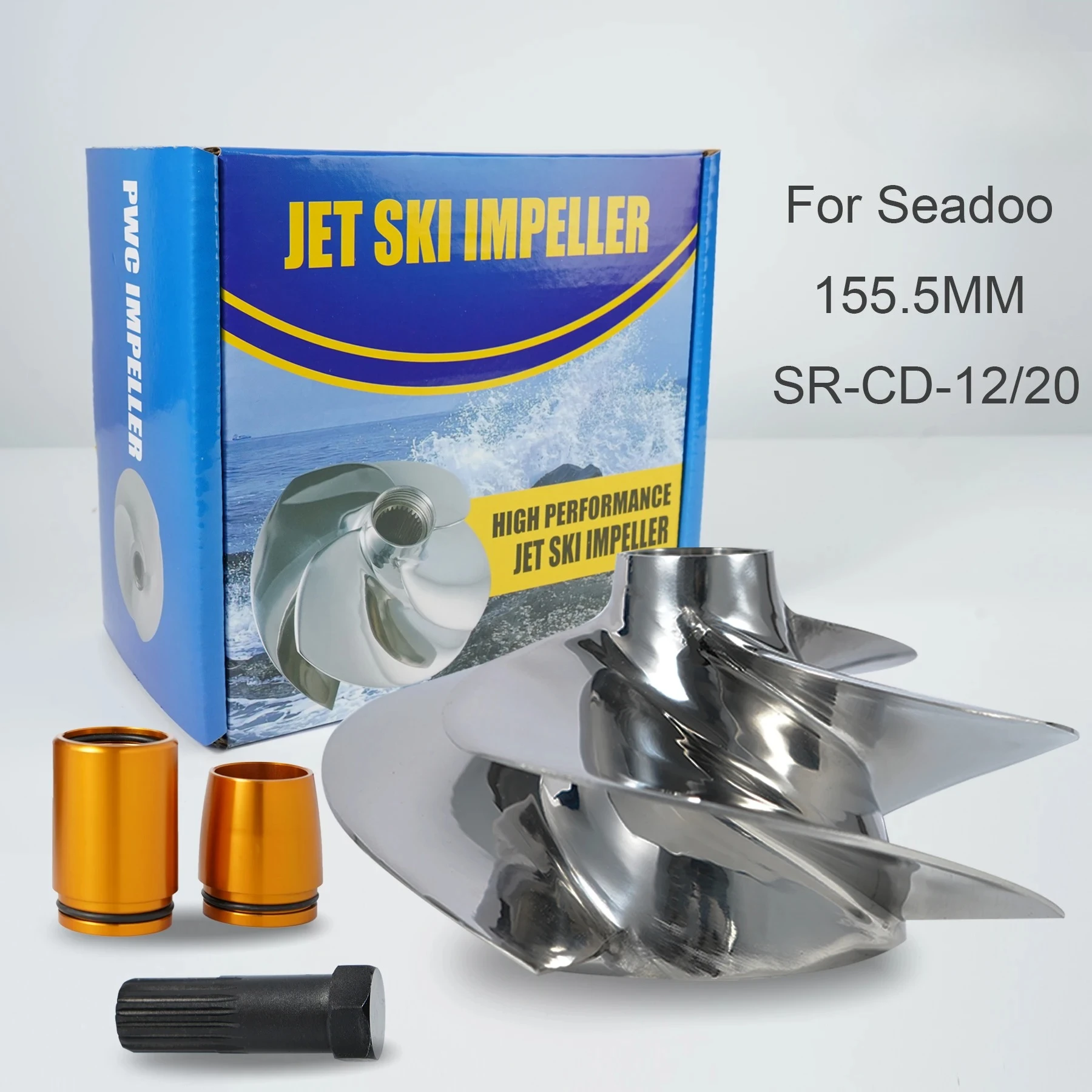 Replacement for Seadoo GTX 4-tech Limited Supercharge 185HP Jet Ski Impeller SR-CD-12/20 155.5MM 4 Blades Polished PWC Parts
Replacement for Seadoo GTX 4-tech Limited Supercharge 185HP Jet Ski Impeller SR-CD-12/20 155.5MM 4 Blades Polished PWC Parts