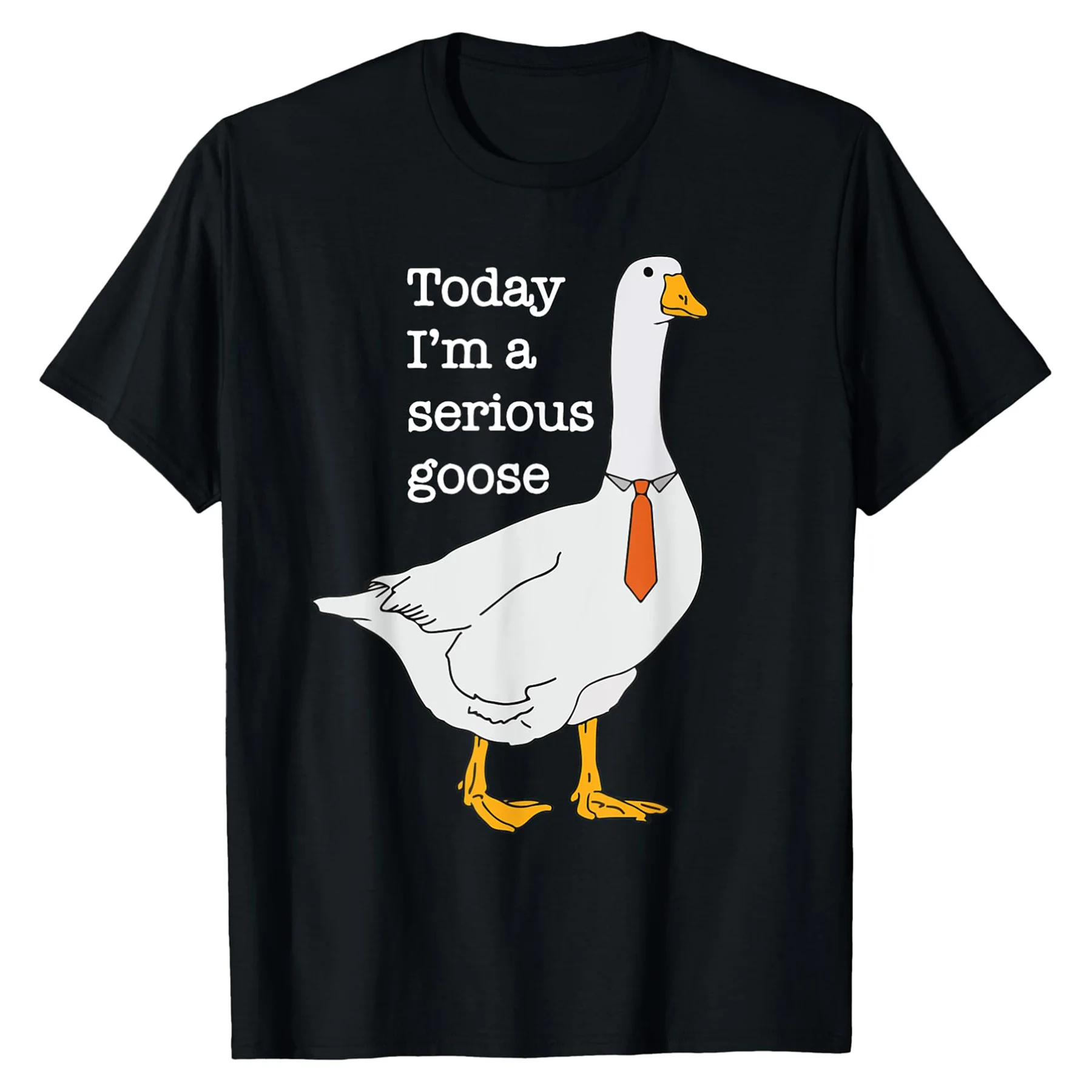 Today I'm a Serious Goose graphic t shirts Funny Painting gift T-Shirt for men cute clothes 100% cotton large size tops
Today I'm a Serious Goose graphic t shirts Funny Painting gift T-Shirt for men cute clothes 100% cotton large size tops