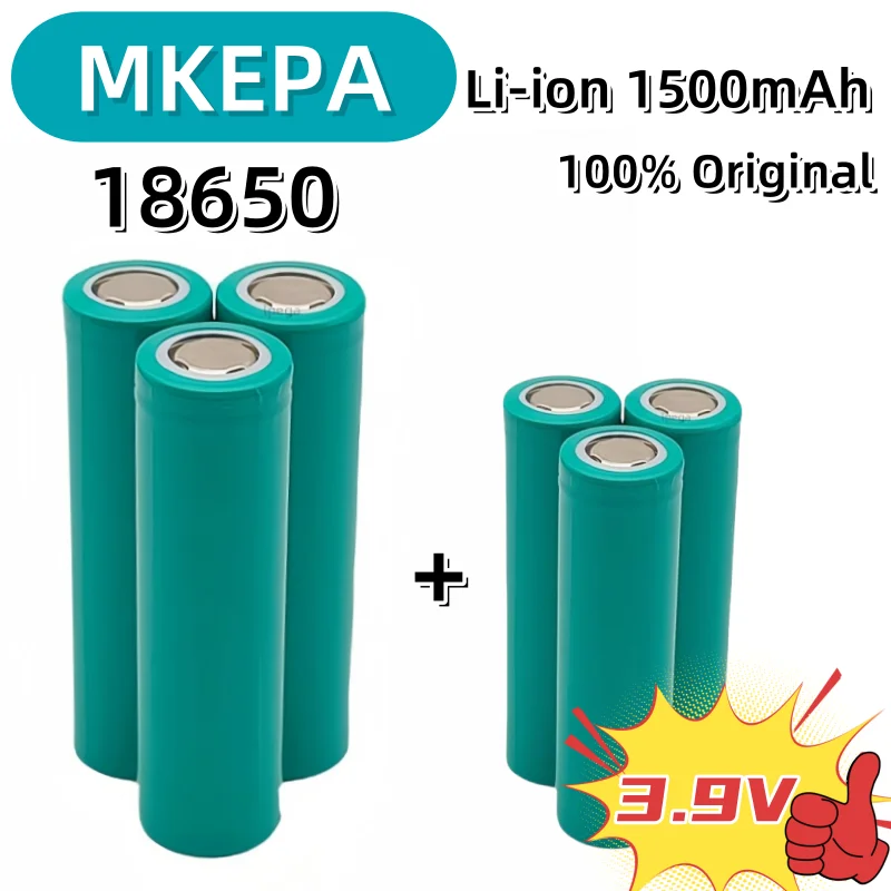 Новый MKEPA 100% оригинальный мощный 18650 литиевый аккумулятор lpega 1500 мАч 3,9 В Высокая мощность INR18650 для электроинструментов с полной емкостью
Новый MKEPA 100% оригинальный мощный 18650 литиевый аккумулятор lpega 1500 мАч 3,9 В Высокая мощность INR18650 для электроинструментов с полной емкостью