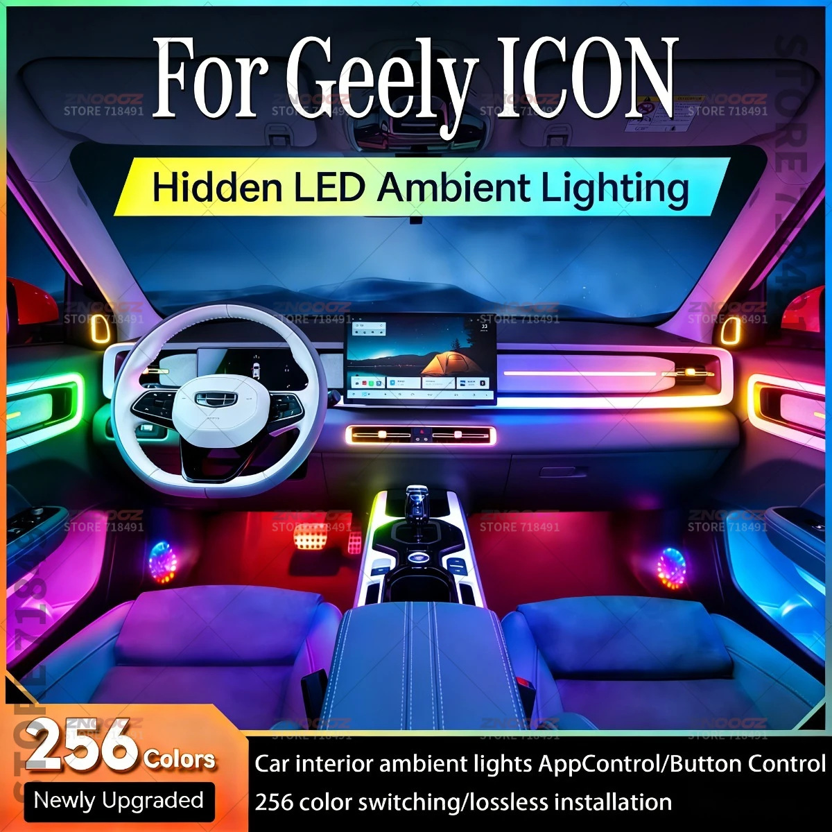 22в1 RGB интерьер автомобиля акриловые автомобильные окружающие освещение RGB скрытая акриловая полоса украшения атмосферные аксессуары для Geely ICON
22в1 RGB интерьер автомобиля акриловые автомобильные окружающие освещение RGB скрытая акриловая полоса украшения атмосферные аксессуары для Geely ICON
