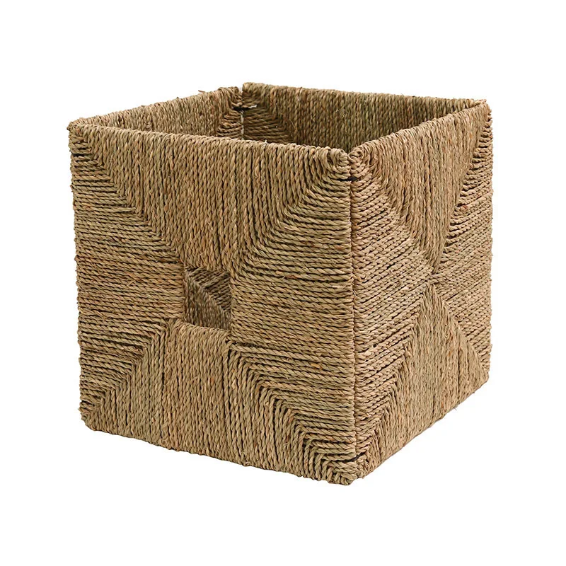 Nordic foldable Multiple specifications Straw Weaving Storage Basket Simple Wardrobe Sorting Square Storage Box
Nordic foldable Multiple specifications Straw Weaving Storage Basket Simple Wardrobe Sorting Square Storage Box