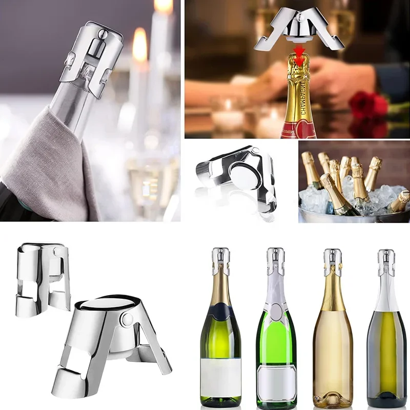 1Pcs Champagne Wine Bottle Vacuum Sealed Stopper Stainless Steel Beer Saver Stopper Cap Sealer Red Wine Stopper For Bar Tool
1Pcs Champagne Wine Bottle Vacuum Sealed Stopper Stainless Steel Beer Saver Stopper Cap Sealer Red Wine Stopper For Bar Tool