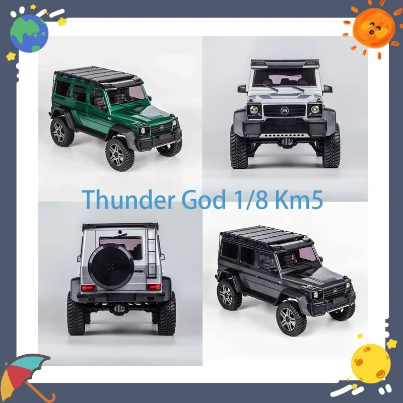 Thunder God 1/8 Scale KM5 Door Bridge Remote Control Vehicle Climbing Four-Wheel Drive Off-Road Dual Speed Differential Toy Car
Thunder God 1/8 Scale KM5 Door Bridge Remote Control Vehicle Climbing Four-Wheel Drive Off-Road Dual Speed Differential Toy Car