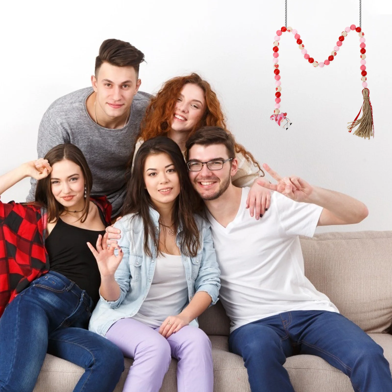 Wooden Bead Hanging Decor Tassel Pendant for Home Wall Party DIY Decoration Festival Atmosphere Wood Bead Craft Decor
Wooden Bead Hanging Decor Tassel Pendant for Home Wall Party DIY Decoration Festival Atmosphere Wood Bead Craft Decor