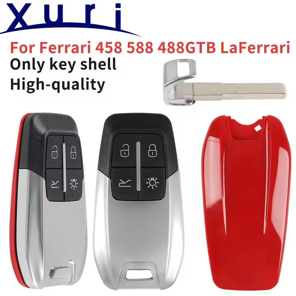 Сменный высококачественный 4-кнопочный смарт-брелок CS094004 с лезвием для Ferrari 458 588 488GTB LaFerrari 2014-2020 гг.
Сменный высококачественный 4-кнопочный смарт-брелок CS094004 с лезвием для Ferrari 458 588 488GTB LaFerrari 2014-2020 гг.