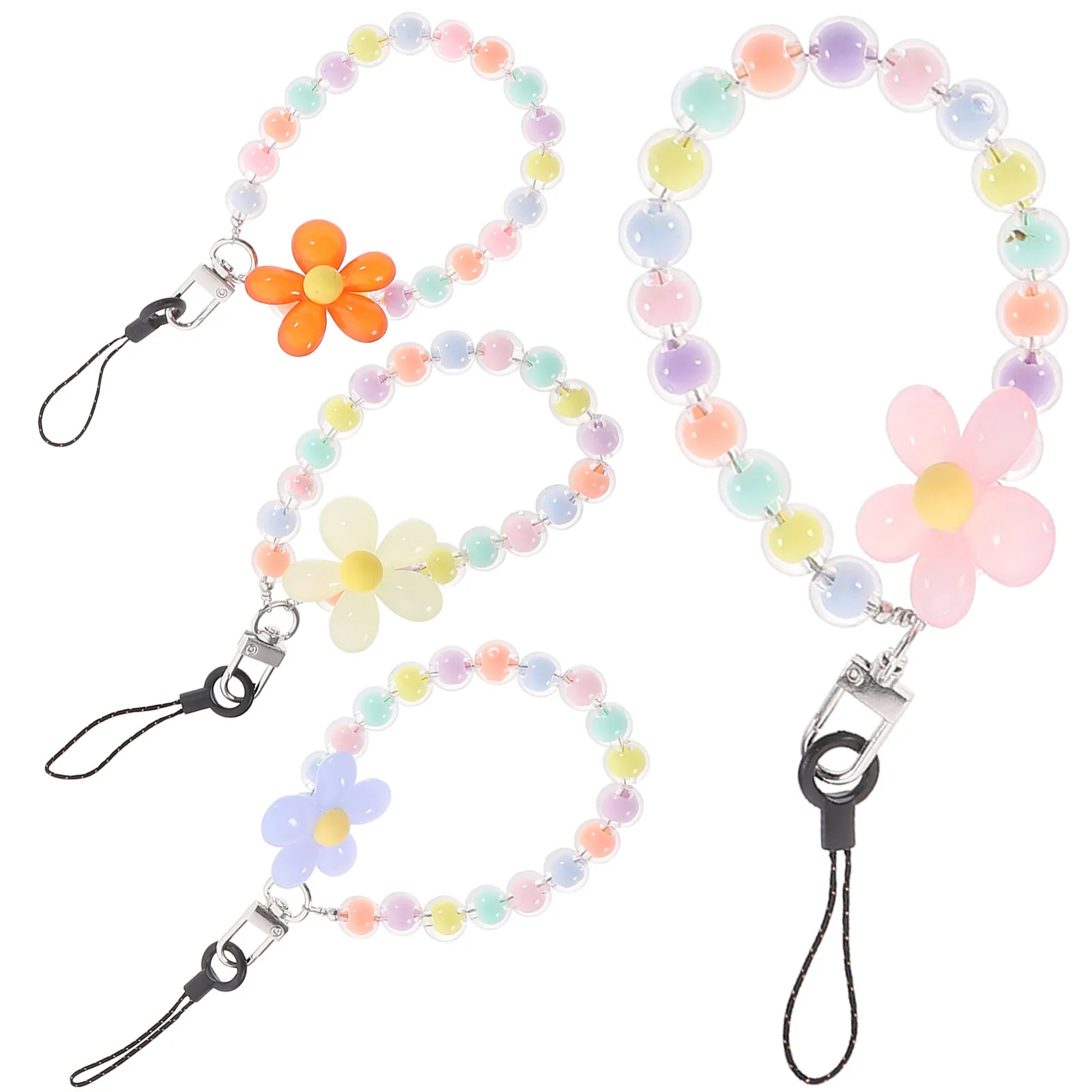 4Pcs Phone Charm Key Chain Exquisite Flower Design Colorful Shades Durable Metal Resin Material Fashionable Practical Decor
4Pcs Phone Charm Key Chain Exquisite Flower Design Colorful Shades Durable Metal Resin Material Fashionable Practical Decor