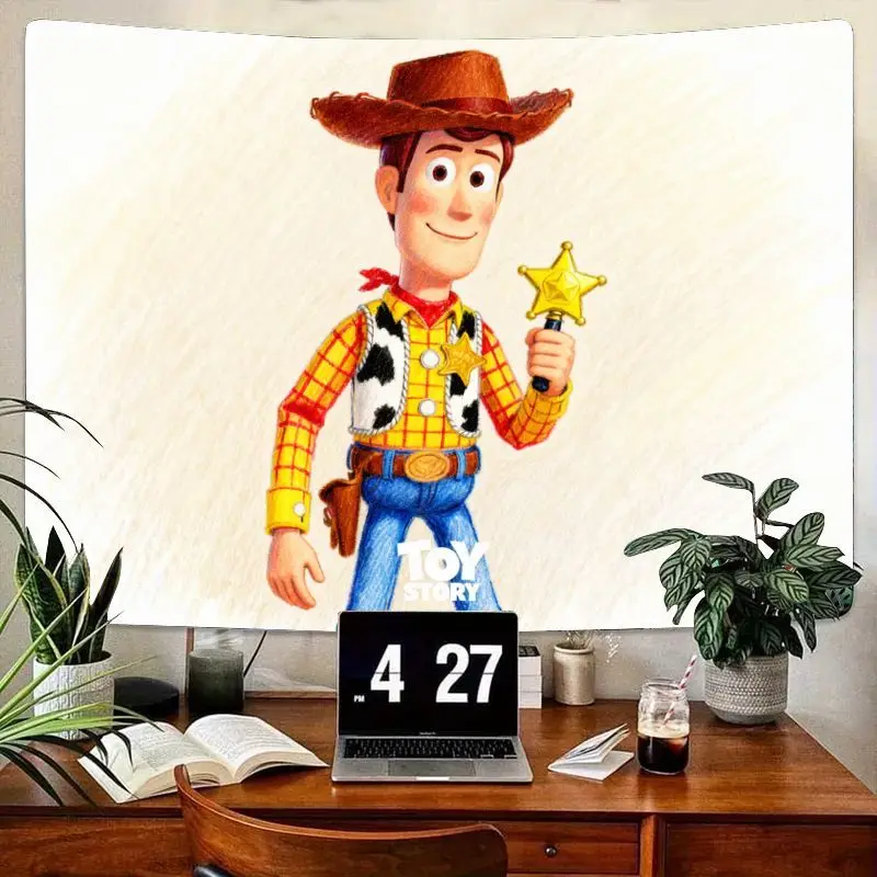 1PC Disney Pixar Toy Story Woody Sheriff Tapestry Modern Polyester Wall Art Kids Bedroom Living Room Decor Gift for Fans
1PC Disney Pixar Toy Story Woody Sheriff Tapestry Modern Polyester Wall Art Kids Bedroom Living Room Decor Gift for Fans