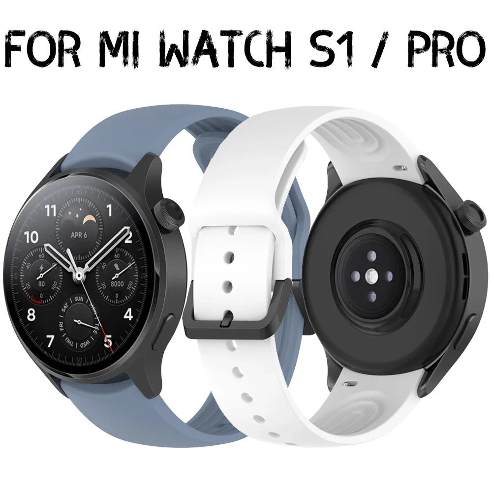 For Xiaomi MI Watch S1 Pro / S1 Active Silicone Strap 22mm Band Mi Watch Color 2 Sport Version Correa for Amazfit GTR 3 Pro / 2e
For Xiaomi MI Watch S1 Pro / S1 Active Silicone Strap 22mm Band Mi Watch Color 2 Sport Version Correa for Amazfit GTR 3 Pro / 2e