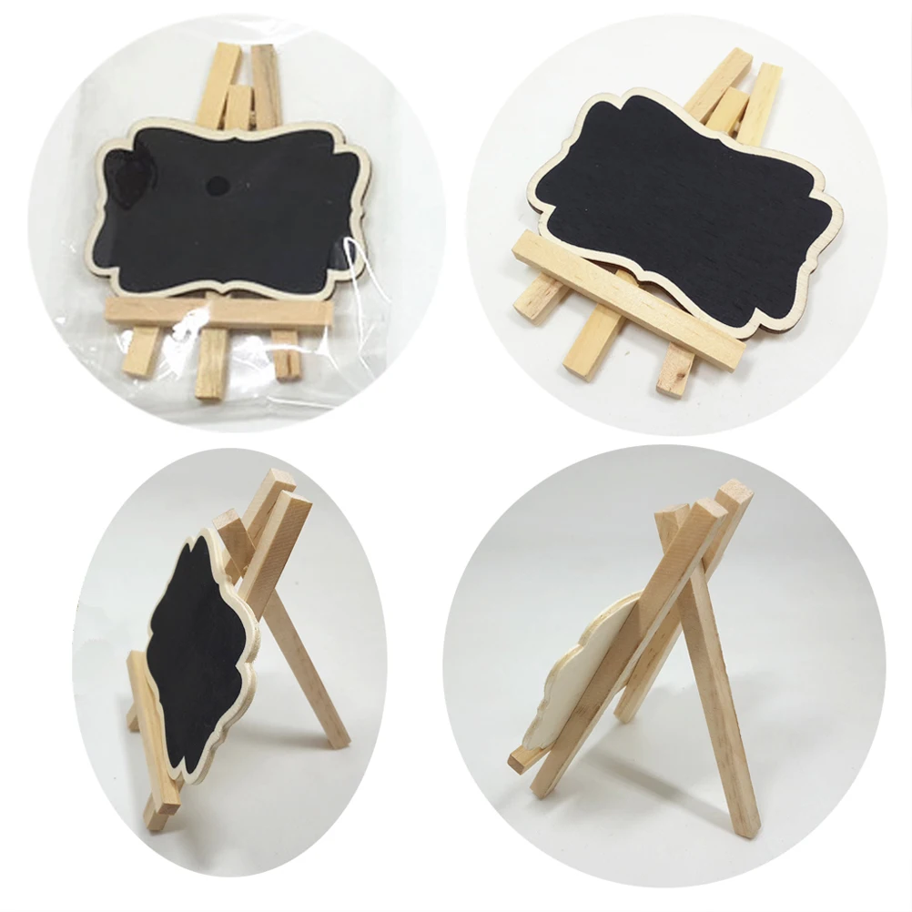 10Pcs Mini Blackboard Wooden Easel Home Office Table Decoration St Chalkboard Signs Message Board Cute Design
10Pcs Mini Blackboard Wooden Easel Home Office Table Decoration St Chalkboard Signs Message Board Cute Design