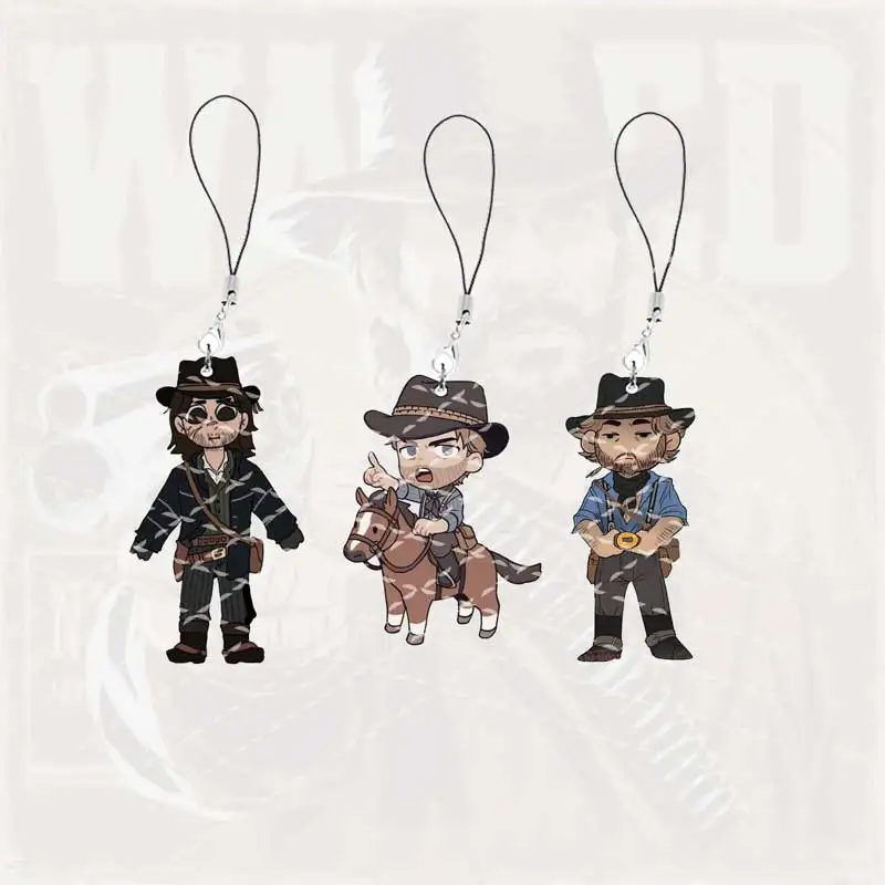 Acrylic Arthur Morgan Chibi Mobile Phone Charms RDR2 Arthur Morgan Small Pendant Phone Key Chain Key Ring Fans Friends Gift
Acrylic Arthur Morgan Chibi Mobile Phone Charms RDR2 Arthur Morgan Small Pendant Phone Key Chain Key Ring Fans Friends Gift