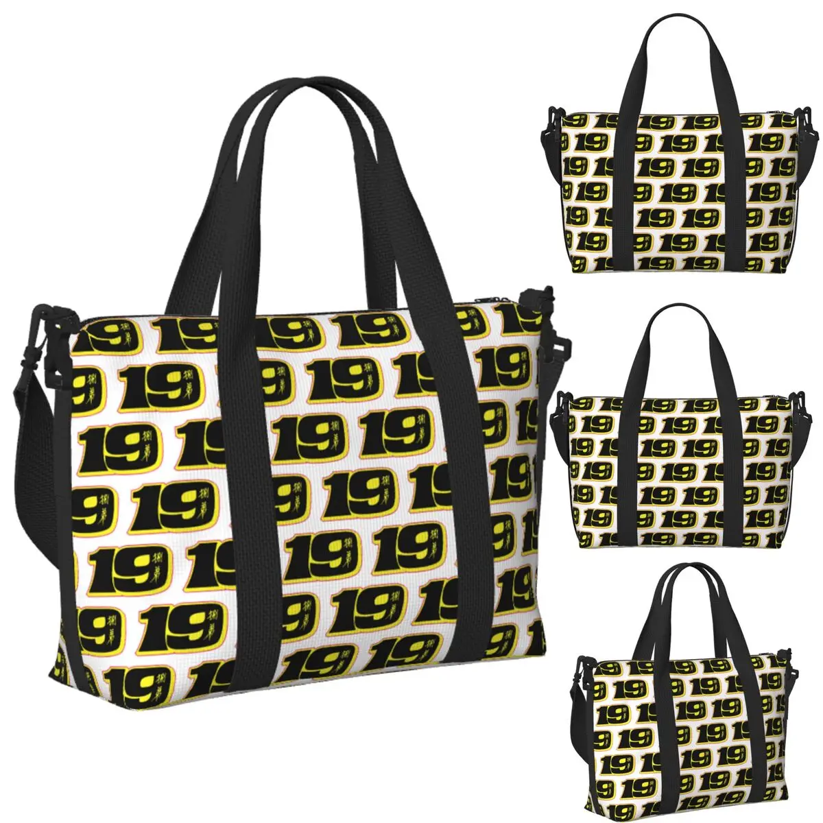 Custom Alvaro Bautista Number 19 Beach Travel Bag Large Capacity Tote Bags for Gym Yoga Women Shopping Duffle Shoulder Bag
Custom Alvaro Bautista Number 19 Beach Travel Bag Large Capacity Tote Bags for Gym Yoga Women Shopping Duffle Shoulder Bag