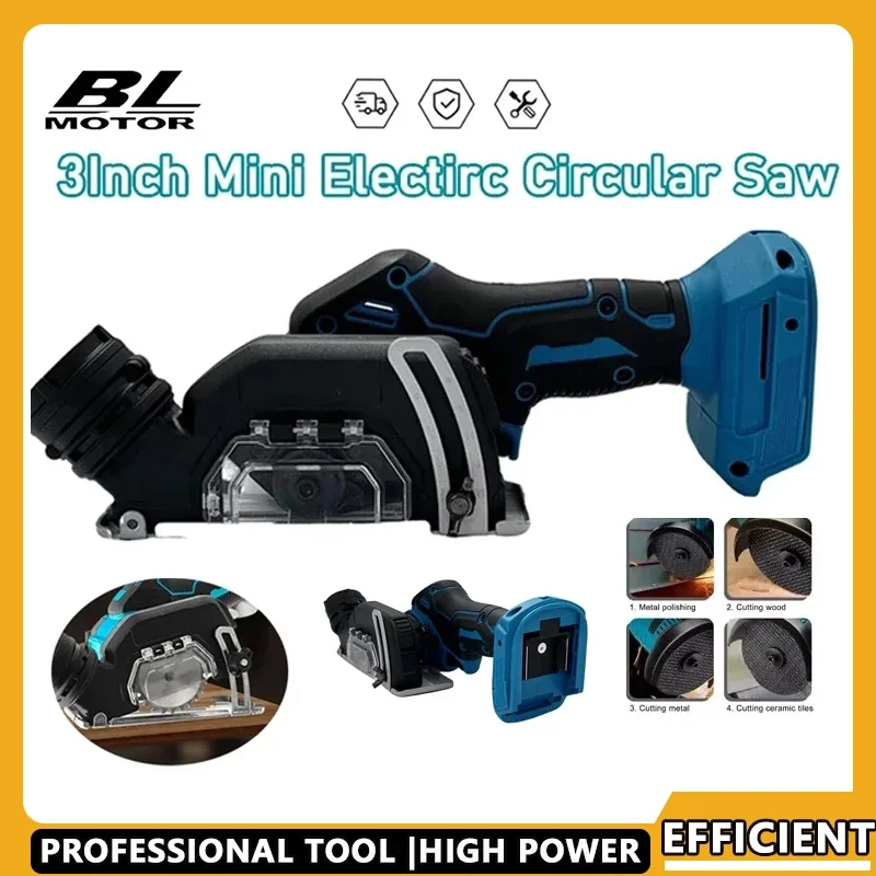 Fit Makita Compatible 3-Inch Mini Brushless Electric Circular Saw Cordless Rechargeable Handheld Cut off Grinder Tool 18VBattery
Fit Makita Compatible 3-Inch Mini Brushless Electric Circular Saw Cordless Rechargeable Handheld Cut off Grinder Tool 18VBattery