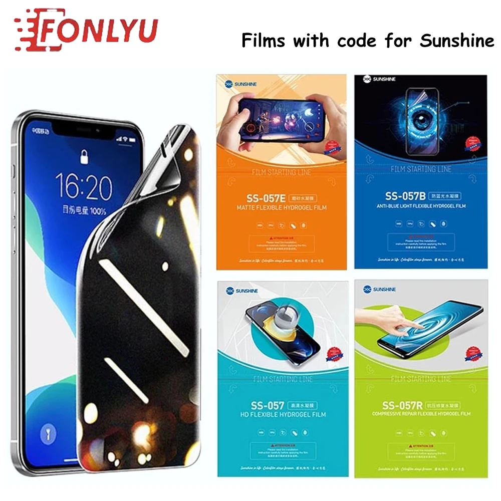 Гибкая Гидрогелевая пленка SS-057 Sunshine, совместимая с женской ЖК-экраном, защитная пленка, режущая машина
Гибкая Гидрогелевая пленка SS-057 Sunshine, совместимая с женской ЖК-экраном, защитная пленка, режущая машина